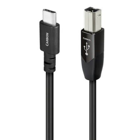 สาย USB AUDIOQUEST : USB-CARBON (C TO B) (USB 2.0) (0.75M)_0